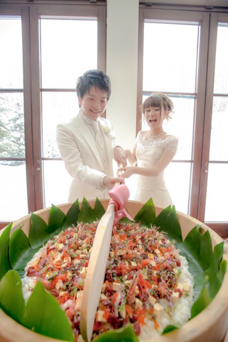 ちらし寿司｜結婚式のファーストバイト