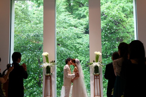 新郎新婦｜誓いのキス｜結婚式