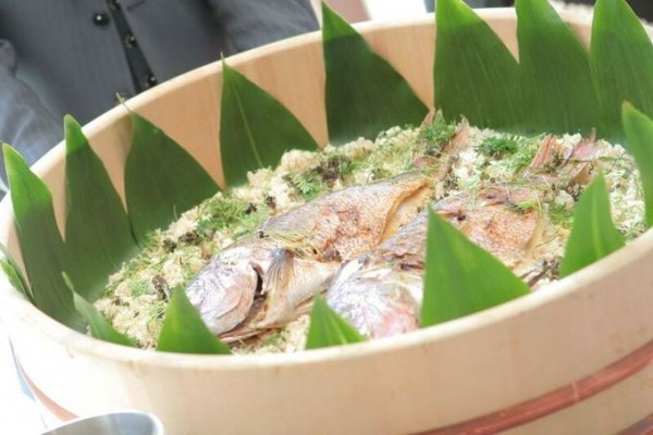 鯛めし｜結婚式の料理｜ジャルダンドゥボヌール