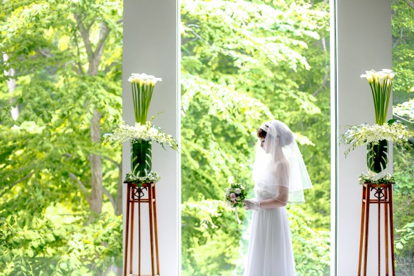 挙式前の花嫁様